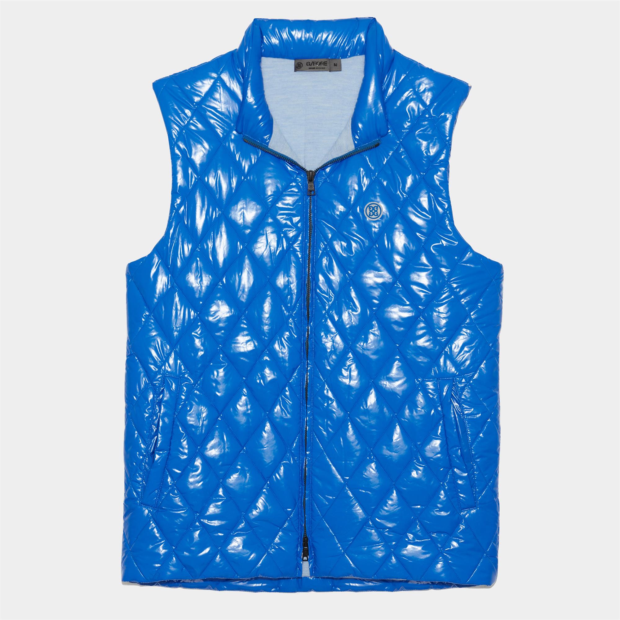 G/FORE Wool Lined Mens Puffer Vest Racer